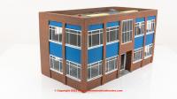 44-0085 Bachmann Scenecraft Office Building with Lights